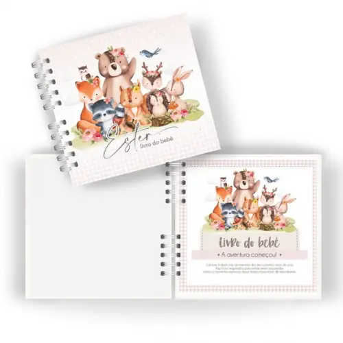 Livro Bebê Bosque Menina