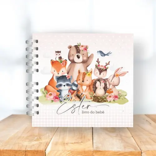 Livro Bebê Bosque Menina