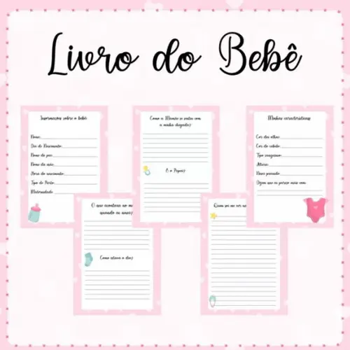 Livro Bebê Menina