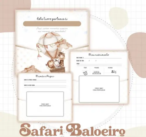 Livro do Bebê 1.1 -safari Baloeiro