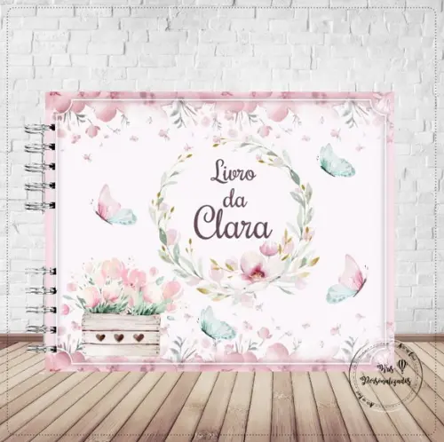 Livro do Bebê 2 - Floral e borboletas