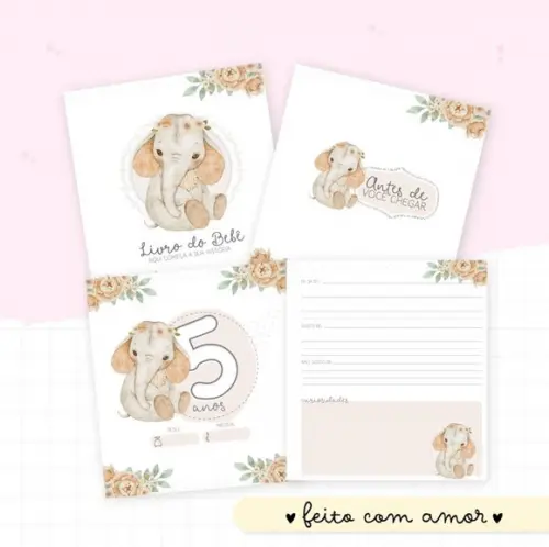 Livro do Bebê 4 Baby Elefante