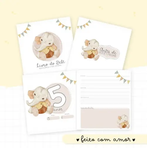 Livro do Bebê 4 Baby Elefante