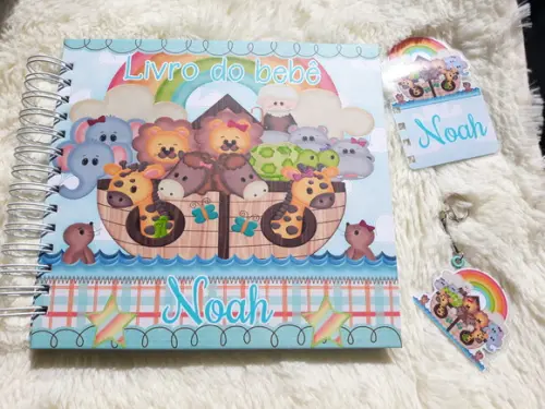 Livro do Bebê Arca de Nóe Menino