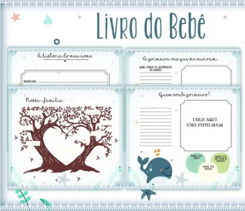Livro do Bebê Baleia