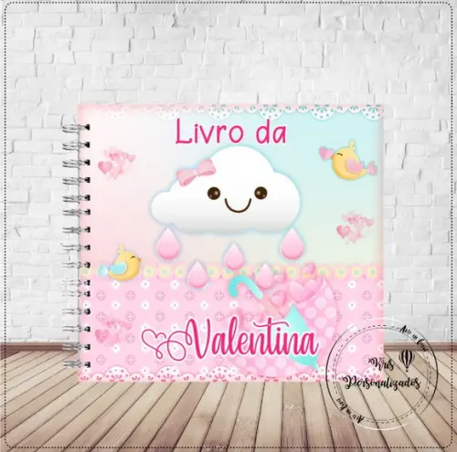 Livro do Bebê Chuva de Amor menina
