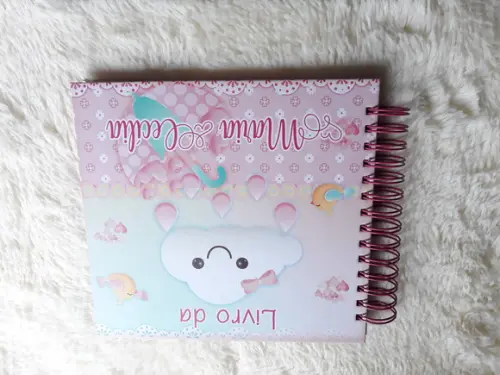 Livro do Bebê Chuva de Amor menina