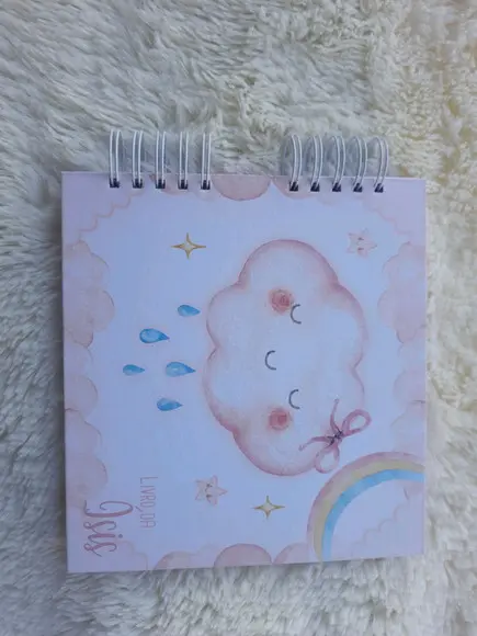 Livro do Bebê Chuva de Amor Rosa