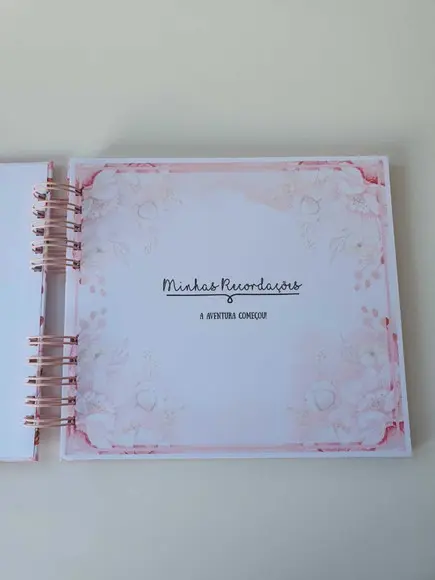 Livro do Bebê Floral