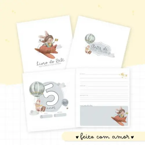 Livro do Bebê Festa no Céu