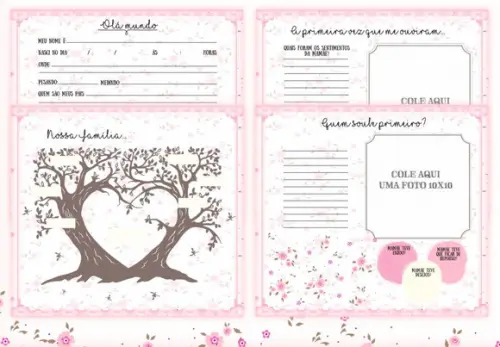 Livro do Bebê Floral 2