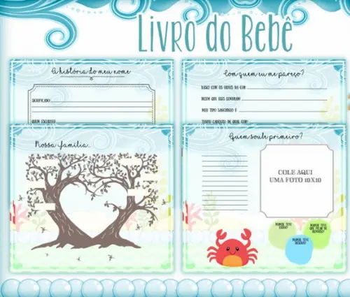 Livro do Bebê Fundo do Mar