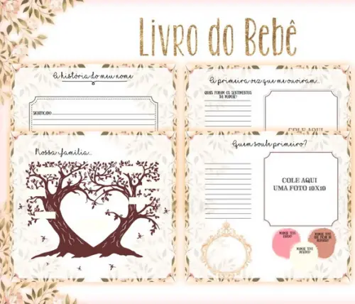 Livro do Bebê Monograma