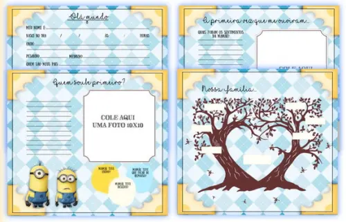 Livro do Bebê Minions