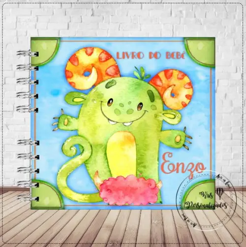 Livro do Bebê Monstrinhos cute