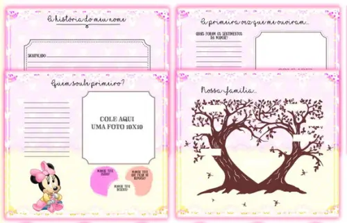 Livro do Bebê Minnie baby