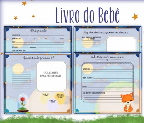 Livro do Bebê Pequeno Princípe