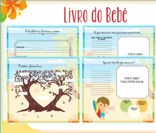 Livro do Bebê Praia