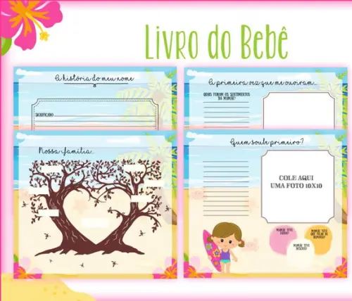 Livro do Bebê Praia