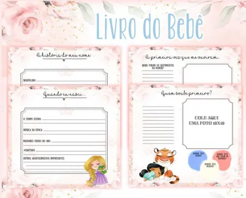 Livro do Bebê Princesas
