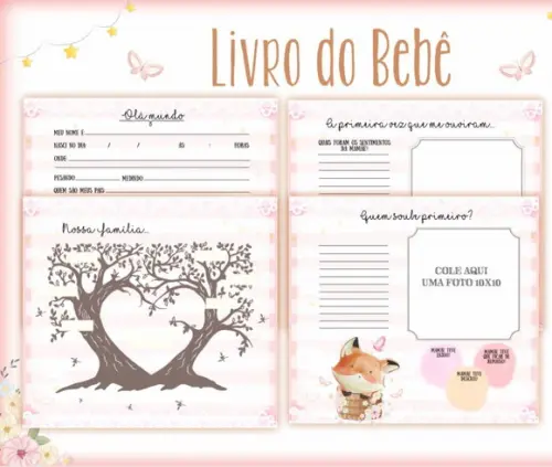 Livro do Bebê Raposinha menina