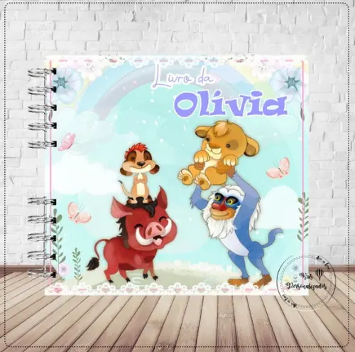 Livro do Bebê Rei Leão Menina