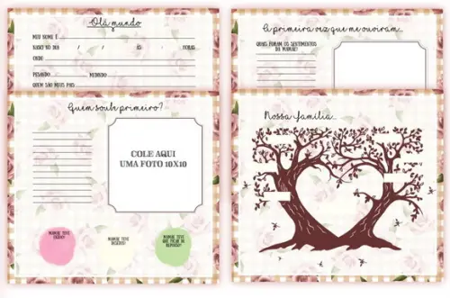 Livro do Bebê Rosas