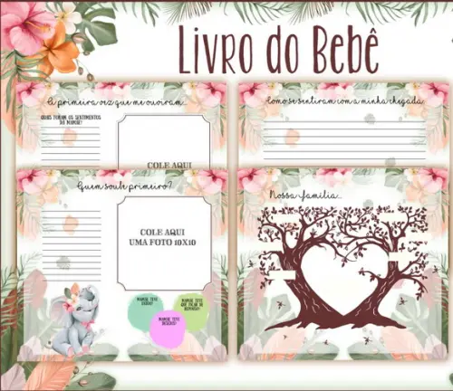 Livro do Bebê Safari