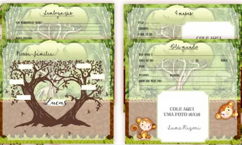 Livro do Bebê Safari