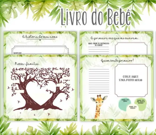 Livro do Bebê Safari