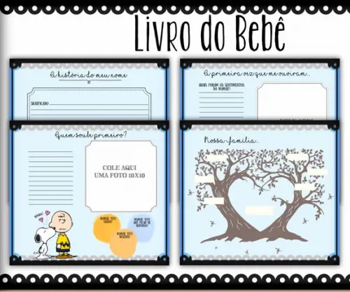 Livro do Bebê Snopy