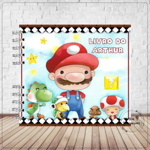 Livro do Bebê Super Mario