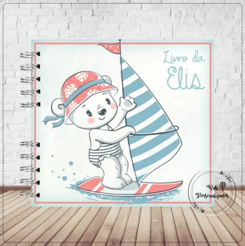 Livro do Bebê Ursinha Surfista