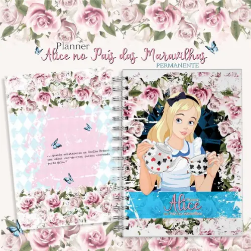 Planner Alice no País das Maravilhas
