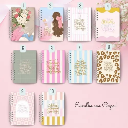 Planner Candy 2026 com Divisória