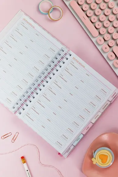 Planner Candy 2026 com Divisória