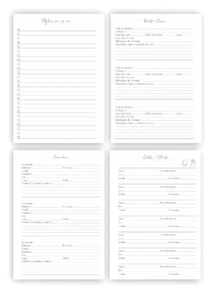Planner Negócio - Artesã