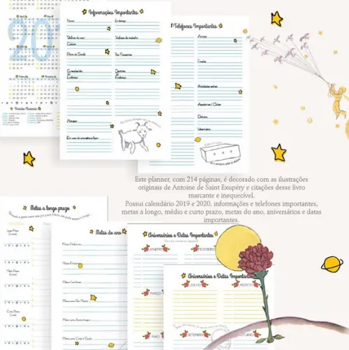 Planner Pequeno Princípe