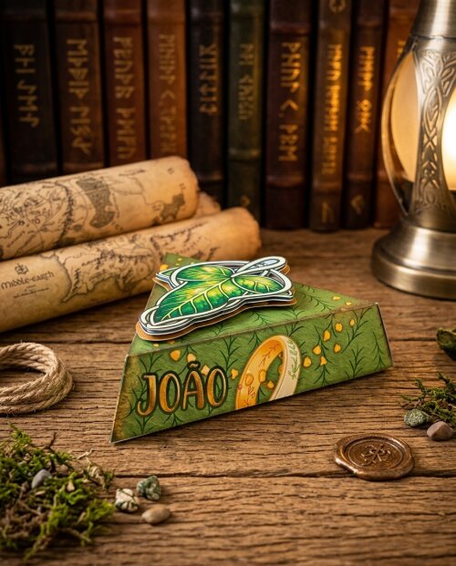 Kit 5 Caixinhas Sociedade do Anel - O Senhor dos Anéis Luxo - Personalizado