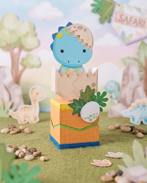 5 CENTRO DE MESA DINOBOX LUXO - PERSONALIZADOS - LEMBRANCINHAS - FESTAS