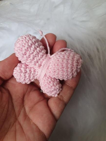 Aplique Borboleta Amigurumi