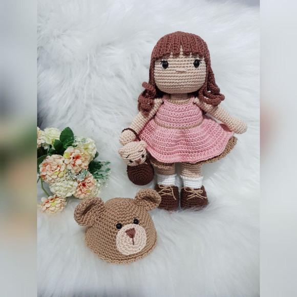 Boneca Amigurumi urso