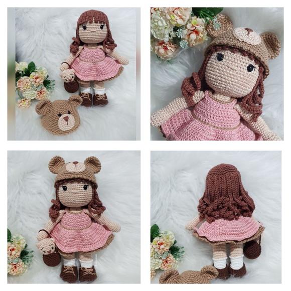 Boneca Amigurumi urso