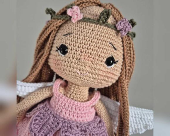 Boneca Fada Amigurumi – Crochê Artesanal Encantado