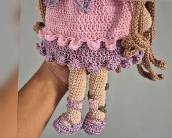 Boneca Fada Amigurumi – Crochê Artesanal Encantado