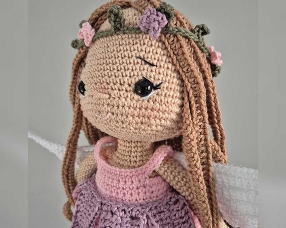 Boneca Fada Amigurumi – Crochê Artesanal Encantado