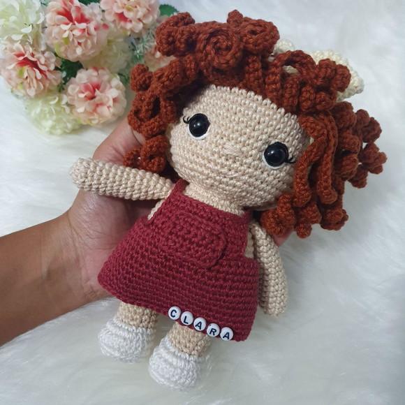 Boneca Personalizada Amigurumi – Crochê Artesanal Exclusivo