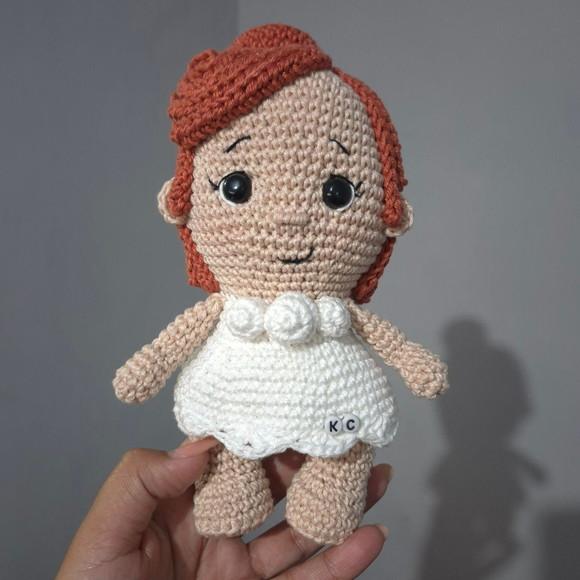 Boneca Wilma Amigurumi – Crochê Artesanal Único