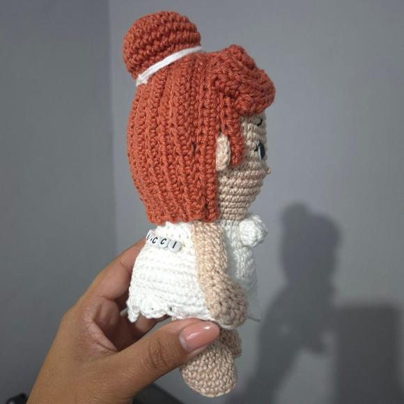 Boneca Wilma Amigurumi – Crochê Artesanal Único