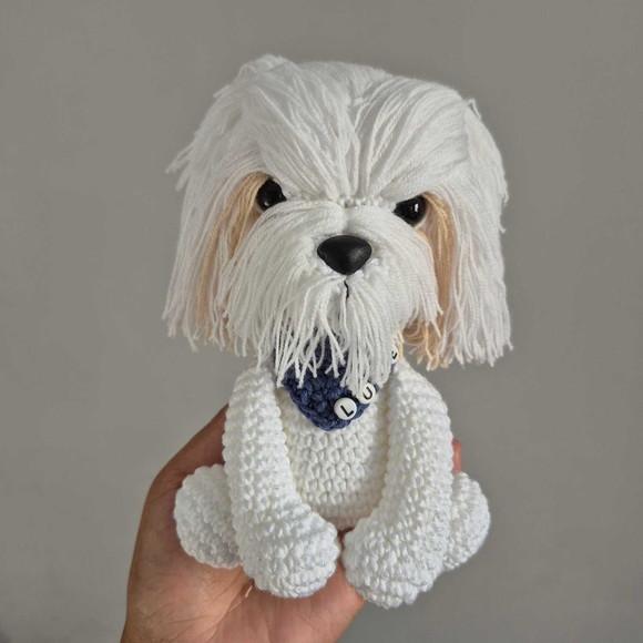 Cachorro Amigurumi Shih Tzu Amigurumi